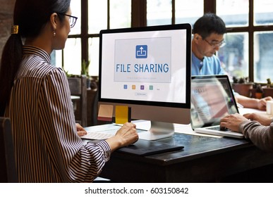 Cloud Network Data Backup Concept