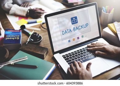 Cloud Network Data Backup Concept