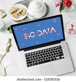 Cloud Network Data Digital Storage Technology Concept