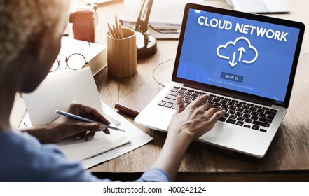 Cloud Network Storage Data Information Technology Concept