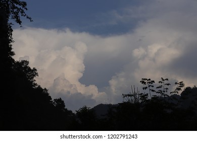 cloud on mountain 