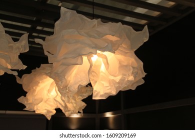 Cloud Paper Ceiling Lampshade Electric