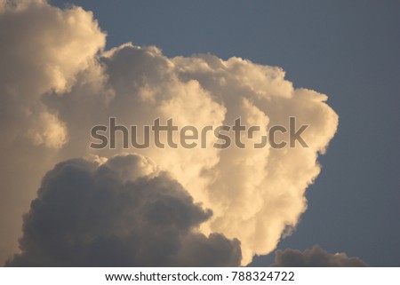 Cloud Scape, Cloud from Tropical Sky. Winter Season from thailand sky.