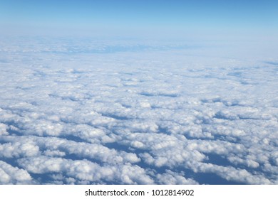 Cloud seen from the top of the plane