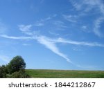 Cloud in the sky in the form of a cross