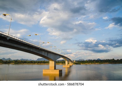 Cloud and Sky with long bridge.