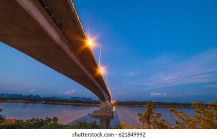 Cloud and Sky with long bridge.