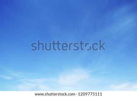 Cloud sky sunrise during morning background. Blue pastel heaven,soft focus lens flare sunlight. Abstract blurred white cyan gradient of peaceful nature. Open view windows beautiful summer spring