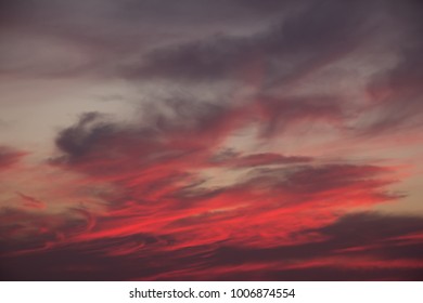 Cloud and sky  in sunset.