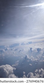 Cloud in the sky.
I would like to share a picture i took while flying with airplane.
