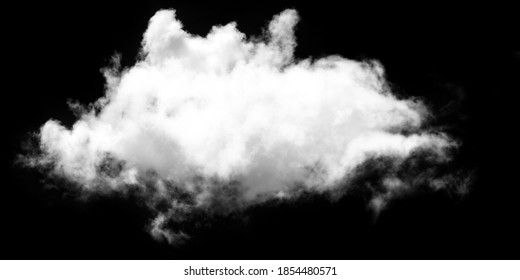 Cloud Stock Image In Black Background - Shutterstock ID 1854480571