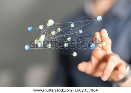 Cloud storage and Computing concept.