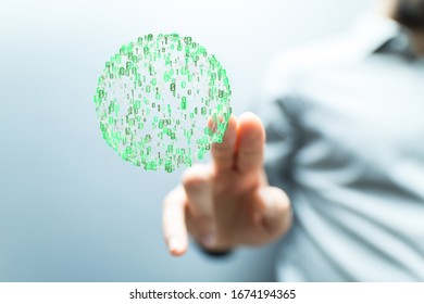 Cloud storage and Computing concept digital