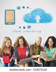 Cloud Storage Modern Technology Concept