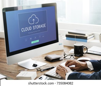 Cloud storage upload and download data management technology