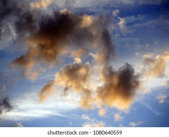 Cloud at sunset