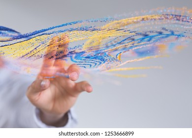 cloud system in hand
