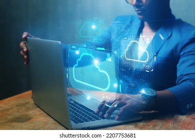 cloud technology concept Global network of metaverse systems exchange of information global business Megatrends on the Internet for Telecommunication
