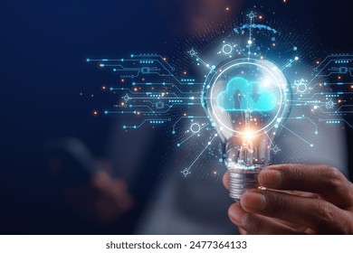cloud technology concept Global network of metaverse systems exchange of information global business Megatrends on the Internet for Telecommunication	