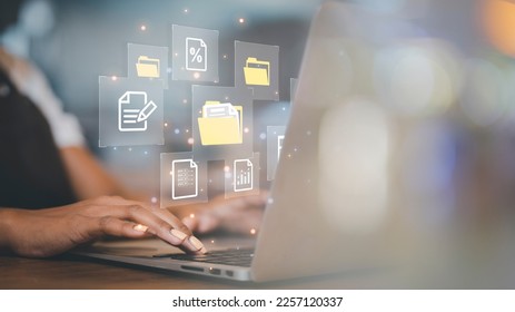 Cloud technology and Data storage concept, Concept of Exchange information and data with internet cloud technology.FTP(File Transfer Protocol) files receiver. File sharing isometric.rring documents	
 - Powered by Shutterstock