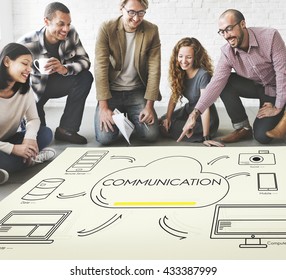 Cloud Transfer Data Connection Network Concept
