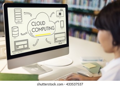 Cloud Transfer Data Connection Network Concept