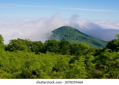 cloud view from mountain peak