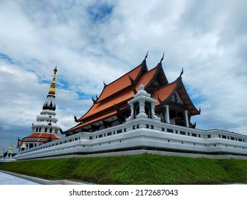 Clouded Monastery In North East Of Thailand Theravada Buddhism 