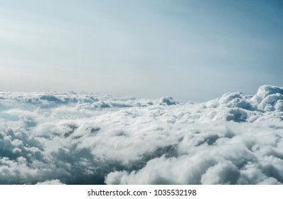 Clouds At 12000ft Seen From A Piper Seneca