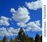 The Clouds Above - Cloud formations as seen near Plot Butte - central Oregon