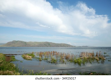 Clouds above the river