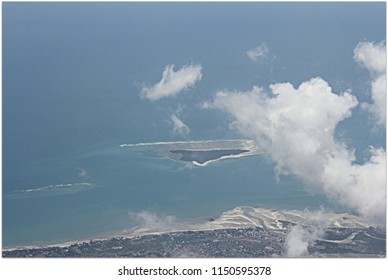 Clouds from aeroplane window