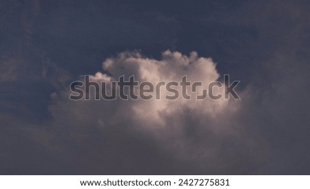 Similar – Image, Stock Photo Clouds again Evening