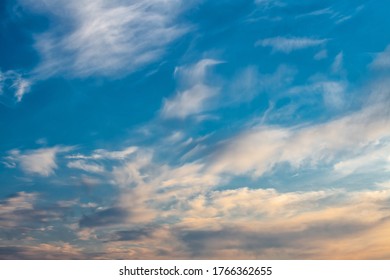 Clouds against a blue sky - Shutterstock ID 1766362655