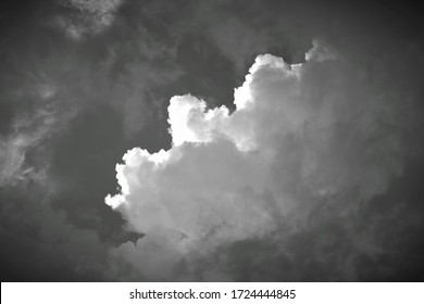 clouds background. Clouds become dark gray like a big smoke before rainfall.Thunderstorm is a storm with lightning and thunder. strom. raincloud dark motion. rainy day.