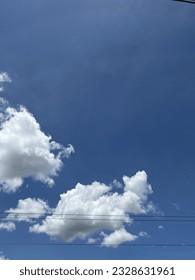 clouds background blue white nature - Shutterstock ID 2328631961