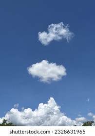 clouds background blue white nature - Shutterstock ID 2328631965