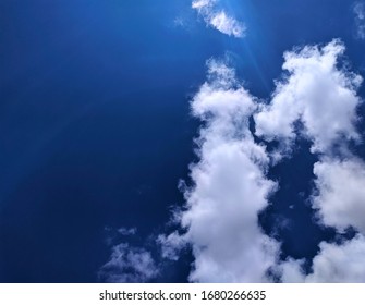 Clouds with background blus sky
