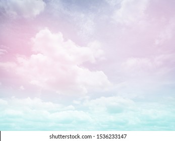 Clouds background and pastel