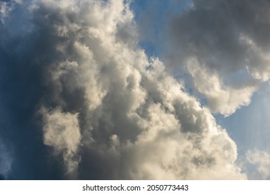 Clouds Background Of Storm Cloud Formation In The Sky