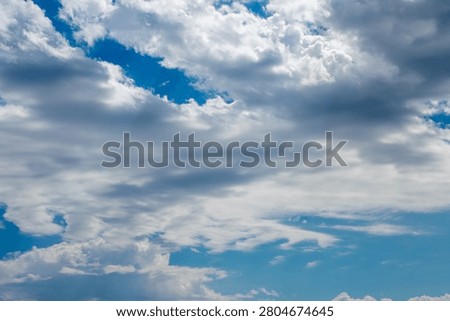 clouds blanketing the sky above