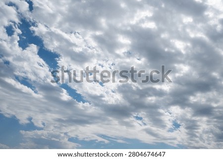 clouds blanketing the sky above
