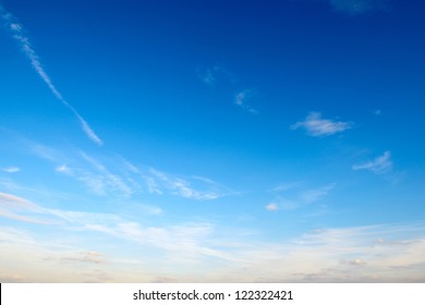 Clouds In The Blue Sky