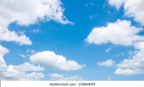 clouds with Blue sky.