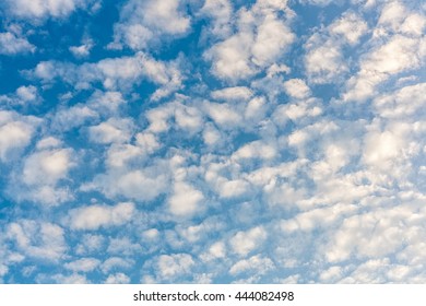 Clouds in the blue sky