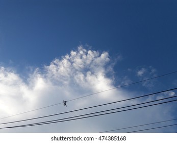 clouds blue sky