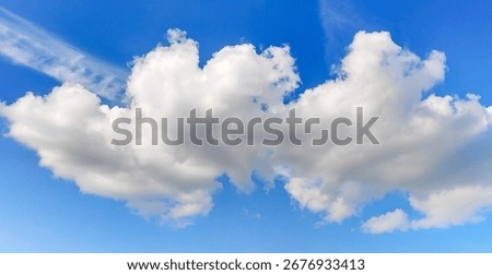 Clouds in the blue sky