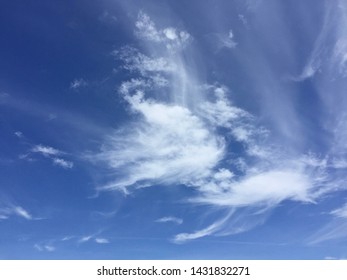 Clouds And Blue Sky Above Douglas Head, On The Isle Of Man