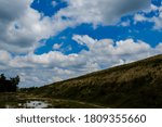 clouds with blue sky background 