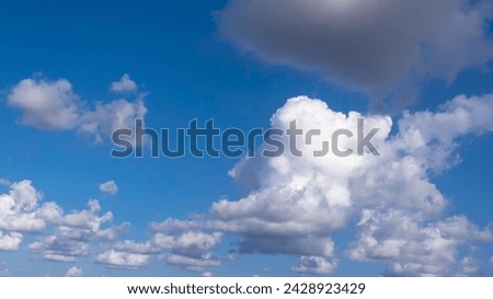 Clouds and Blue sky
Sky with dotty clouds 